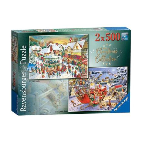 Christmas Collection Number One 2 x 500pc Jigsaw Puzzle £14.99